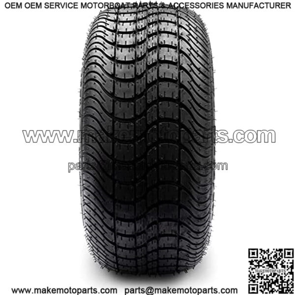 205/50-10 DOT Street Tires for EZGO, Club Car, Yamaha Golf Carts (205/50-10, Set of 4 Tires) - Image 4