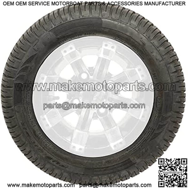 205/50-R10 Fusion Steel Belted Radial 18" Tall Golf Cart DOT Street Tire - Image 3