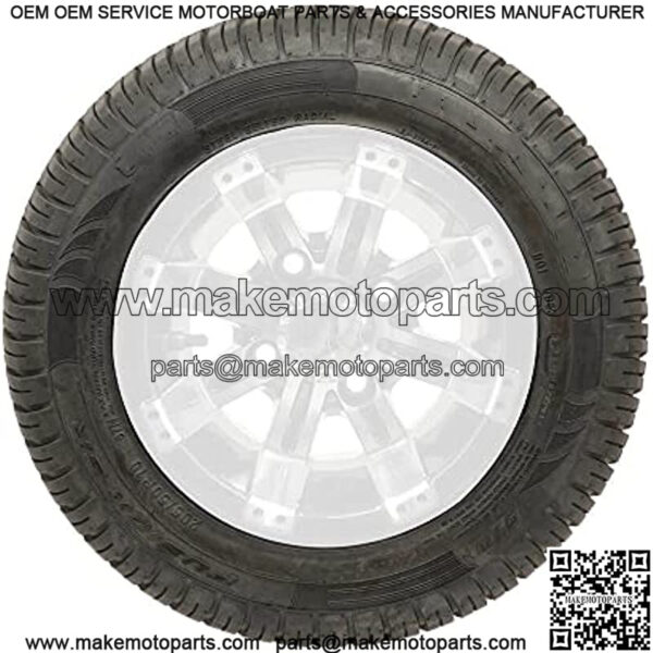 205/50-R10 Fusion Steel Belted Radial 18" Tall Golf Cart DOT Street Tire - Image 4