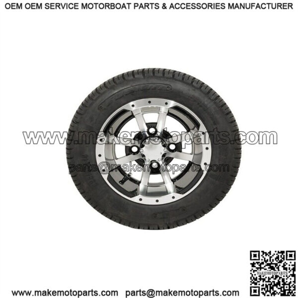 Set of 4 10" Storm Trooper Golf Cart Wheels on 205/50-10 (18") Tires - Image 2