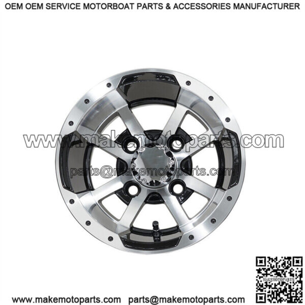 Set of 4 - 10 inch Storm Trooper Machined Wheels on 22 inch A/T Tires - Image 3