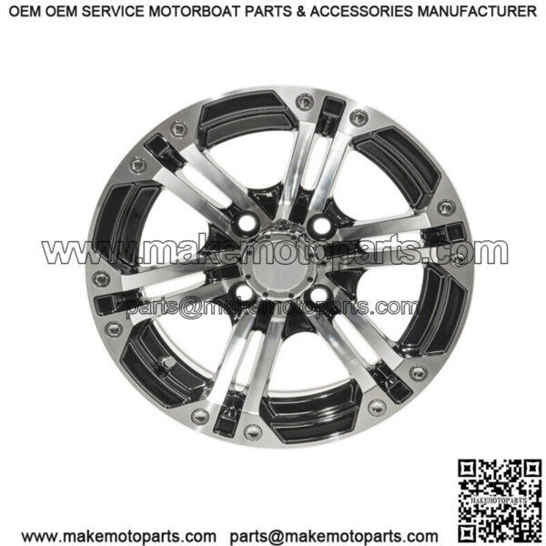 Set of 4 - 12 inch Specter Wheels (Machined) On Low Profile Street Tires - Image 3