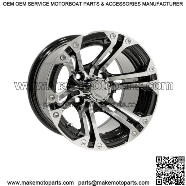 Set of 4 - 12 inch Specter Wheels (Machined) On Low Profile Street Tires - Image 4