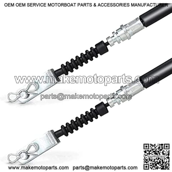 Golf Cart Club Car DS Brake Cables fit DS G&E 2000 Up, 42 inch Drive and Passenger Side OEM 102022101, 1020221-01, 1019907 - Image 2