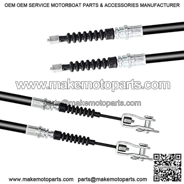 Golf Cart Club Car DS Brake Cables fit DS G&E 2000 Up, 42 inch Drive and Passenger Side OEM 102022101, 1020221-01, 1019907 - Image 4