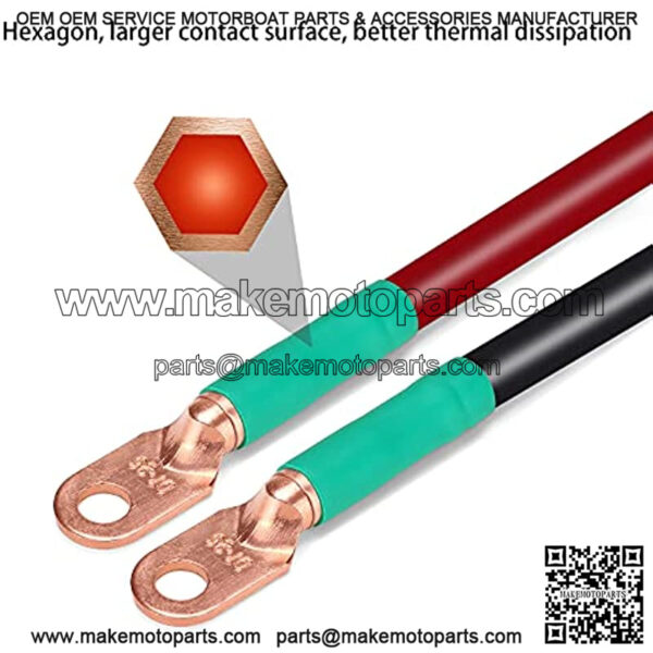 Golf Cart Heavy Duty Battery Cable 7 PCS Set 4 Gauge for 1994 up Club Car DS & Precedent 48Volt,14+40 Long - Image 5