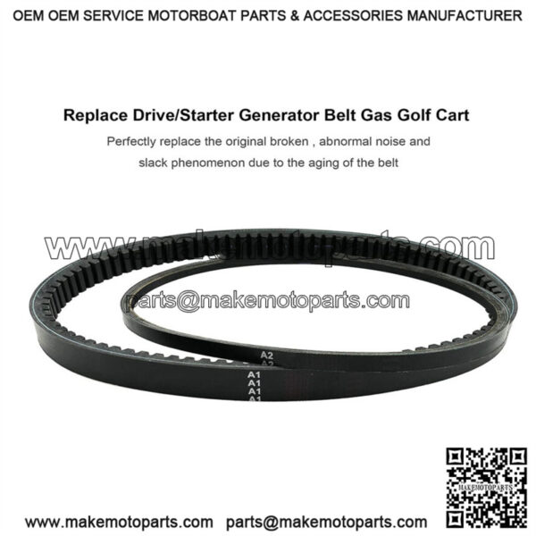 Fit for EZGO 4 Cycle Gas Golf Cart RXV Express Drive Starter Generator Belt Set - Image 4