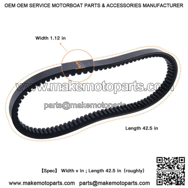 New ListingDrive&Generator Belt 72025-G01 72025G01 72024G01 630587 for EZGO 1994+ Golf Cart - Image 4