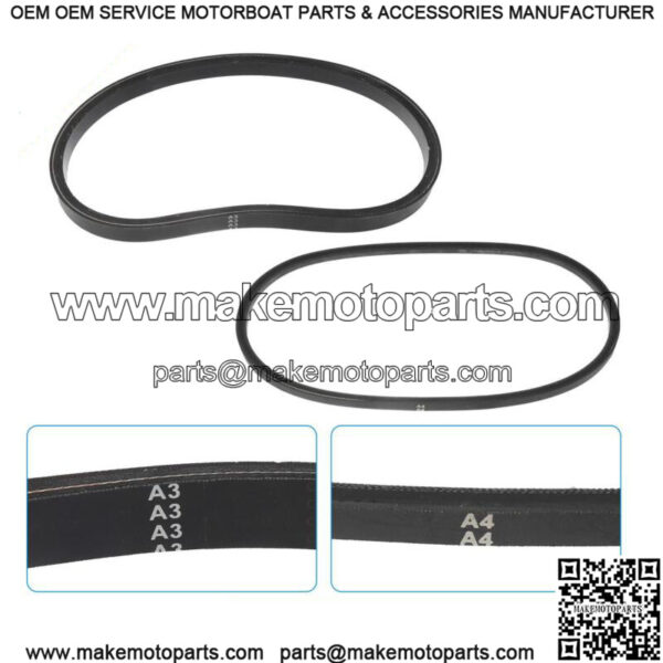 Rubber Starter Generator Drive Belt Kit for Club Car Golf Cart 101916701 1016203