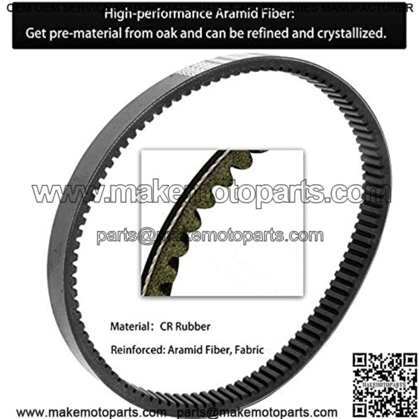 EZGO TXT Gas Drive Belt EZGO Starter Belts Kit 4 Cycle Gas Golf Cart Belt TXT Cushman Express Marathon Medalist ST Vehicles Terrain 1994-2013, OEM # 72054G01, 72024G01, 72025G01, 26414G01 - Image 5