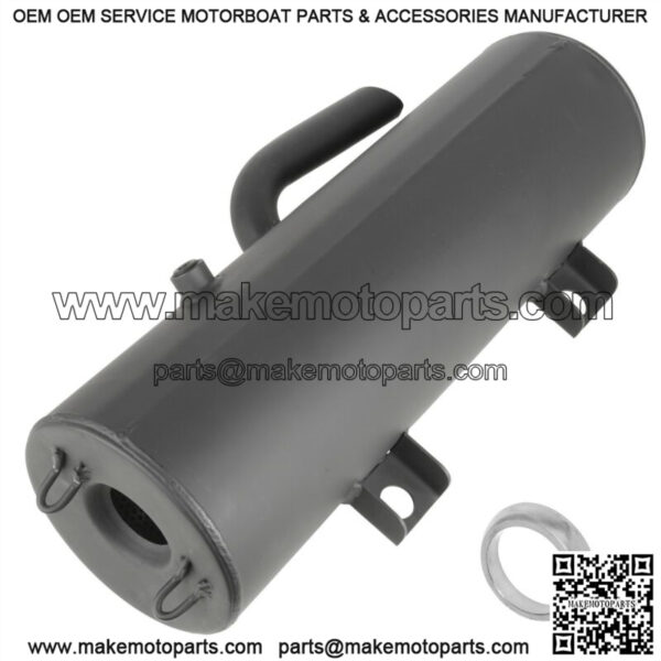 Complete Exhaust Muffler w/ Gasket for Polaris Ranger Crew 700 4x4 EFI 2008-2009