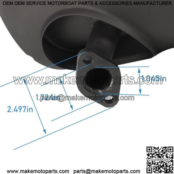 NEW FOR Yamaha Gas Golf Cart G16-G22 Muffler Exhaust Replacement | JN6-E4710-00 - Image 3
