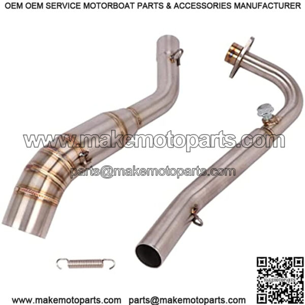Motorcycle Full Exhaust Muffler System Low Mount Pipe for KAWASAKI Z125 2013-2018 Z125 PRO 2019-2021 - Image 3