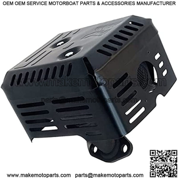 Muffler Exhaust Assembly Replaces Hon da Gx160 GX200 5.5hp 6.5hp with Exhaust Pipe OEM#18310-ZE1-900 - Image 2