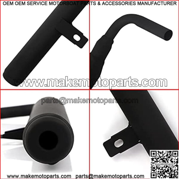 Motorcycle Muffler Pipe Exhaust Silencer Pipe System Part for Yamaha PW50 PY50 PW PY 50 PEEWEE ATV Quad Motocross Pit Kids Bike Motorcycle Part - Image 4
