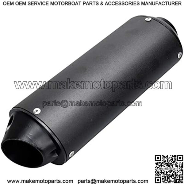 38mm Exhaust Muffler Silencer for 140cc 150cc 160cc 125cc Dirt Pitbike Lifan Yx Stomp SDG Pit Dirt Bike 4 Wheeler ATV Motorcycle Black - Image 4
