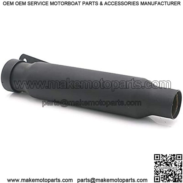 Motorcycle Cafe Racer Exhaust Muffler Pipe with Sliding Bracket Retro - Image 4