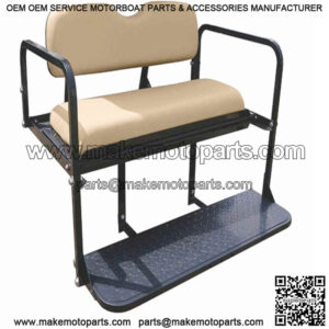 Rear Seat Kit- Tan for Club Car DS Golf Carts 1982+
