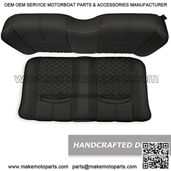MODZ  FS1 Custom Golf Cart Front Seat for EZGO TXT - [1995-Up] - Black Base - No Pattern - Image 3