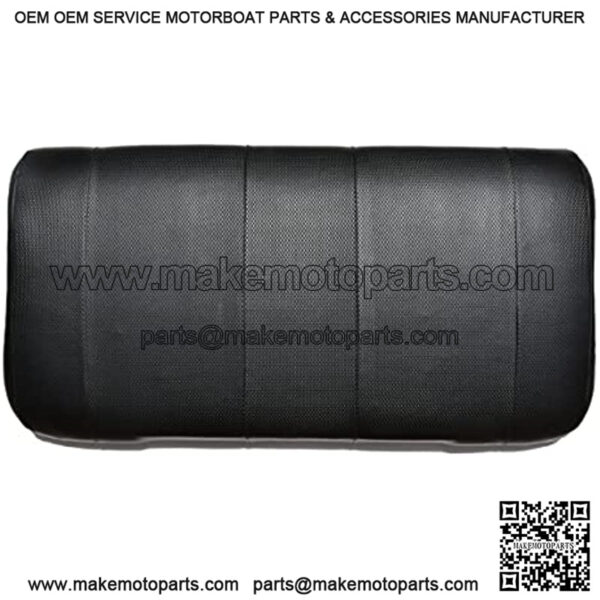 GOLF BALL DIVERS - EZGO TXT Golf Cart Seat Cover Replacement - for Front or Rear Bench Seat - Premium Marine Vinyl - 5 Panel Stitching - Easy to Install - Two-Tone Golf Cart Seat Covers - Black - Image 3