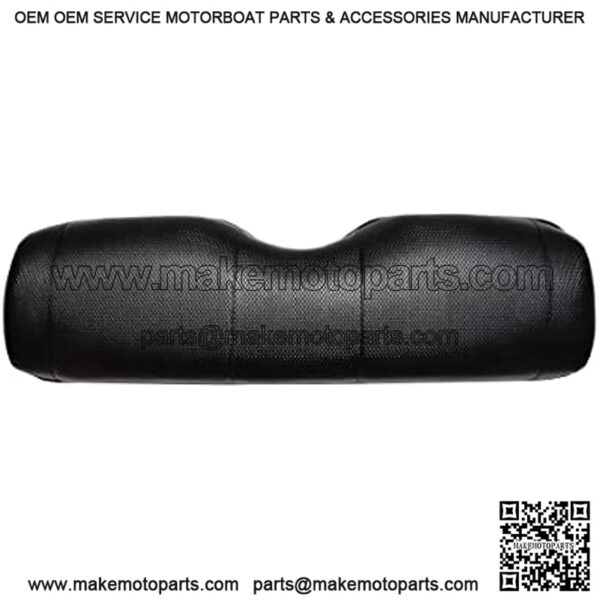 GOLF BALL DIVERS - EZGO TXT Golf Cart Seat Cover Replacement - for Front or Rear Bench Seat - Premium Marine Vinyl - 5 Panel Stitching - Easy to Install - Two-Tone Golf Cart Seat Covers - Black - Image 4