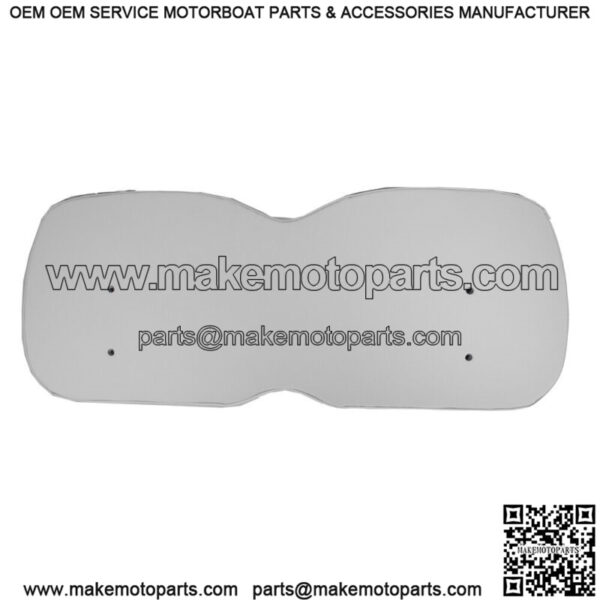 Premium Vinyl Front Seat Cushions for EZGO RXV (08-Up) Golf Cart - White - Image 3