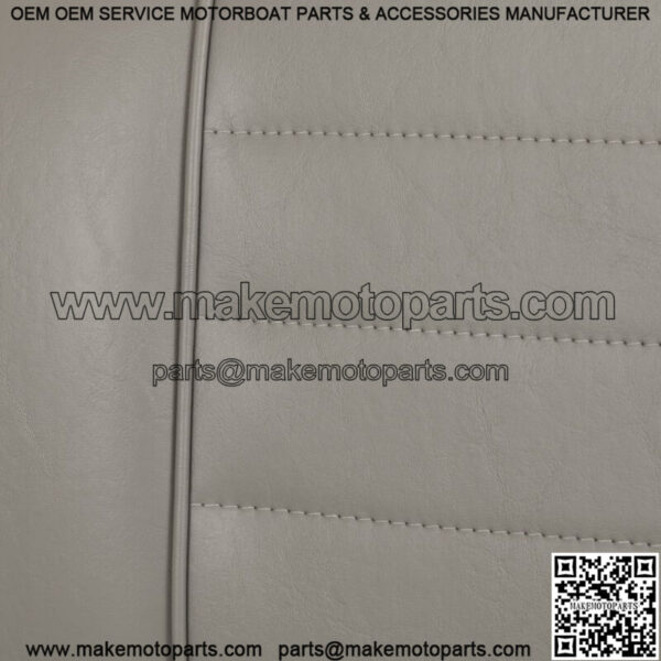 Premium Vinyl Seat Cushions for Mach3 Golf Cart Rear Seat - Gray - Image 4