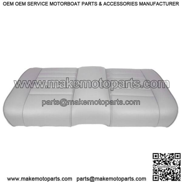 Premium Vinyl Front Seat Cushions for EZGO S6/L6 Express Golf Cart - Gray - Image 4