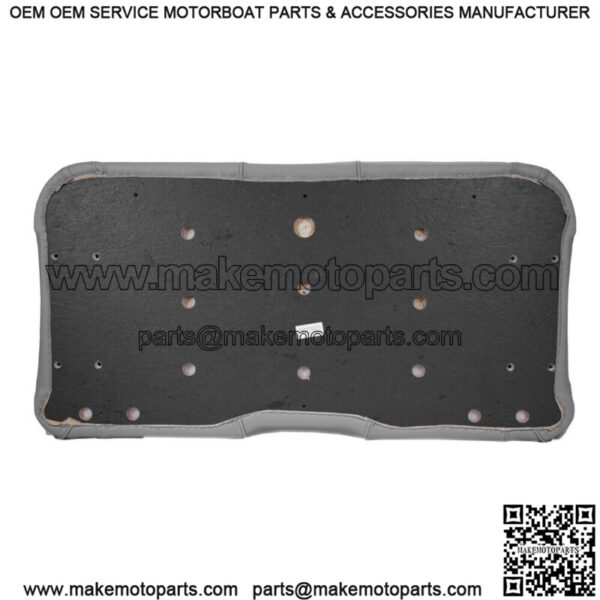 Premium Vinyl Front Seat Cushions for EZGO S6/L6 Express Golf Cart - Gray - Image 5