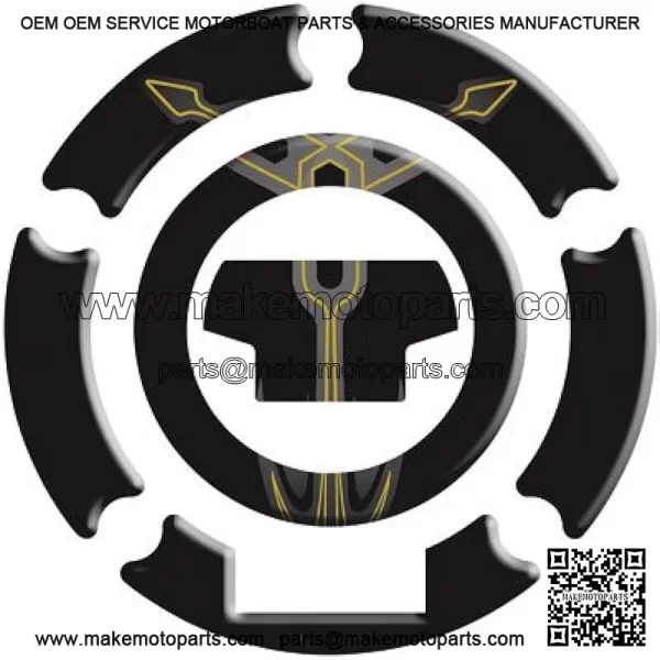 Gas Cap Protector T.Fork Black for Yamaha FZ-07 2015-2017