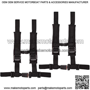 PRP Harnesses 2" 4 Point 2 Pack (Black)