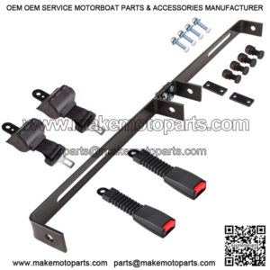 2 Seat Golf Cart Seat Belt Bracket Kit Fit for EZGO Club Car Yamaha