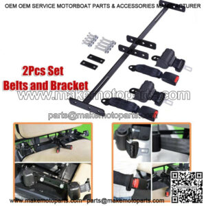 Golf Cart Seat Belts and Bracket Kit for EZGO/YAMAHA/CLUB CAR