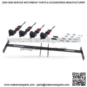 Universal Golf Cart 4 Seat Belts Mounting Bracket Kit Set Club Car