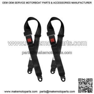 2 Ct Universal Adjustable Golf Cart Seat Belts Lap For EZGO/Club Car/Yamaha Bike