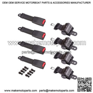4 Sets Golf Cart Seat Belts Lap Set Fit For EZGO/Yamaha/Club Car