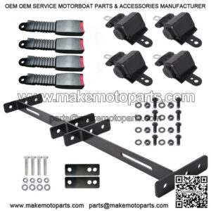 Seat Belts and Bracket Kit ??4 for EZGO Yamaha Club Car Golf Cart