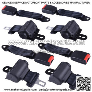 4 Seat Belts Universal Golf Cart Mounting Bracket Kit Set Club Car