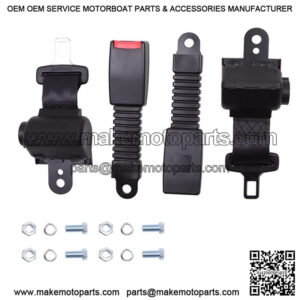 2 Set Golf Cart Safety Seat Belt Buckle Kit For EZGO/Yamaha/Club Car