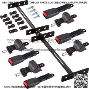 Golf Cart Seat Belts Bracket Kit for EZGO, Yamaha, Club Car