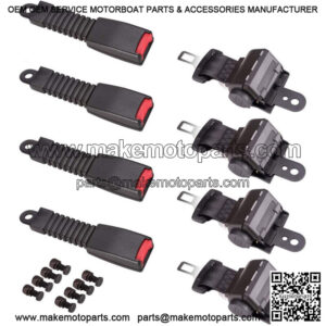 4x 42" Universal Golf Cart Seat Belts Front Rear Lap Seat Belt New