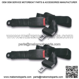 Golf Cart UNIVERSAL Lap Belt Seat Belt Set(2) Fits Club Car,EZGO,Yamaha, STAR
