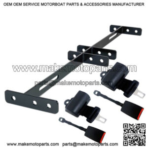 Universal Golf Cart Extended 57" 2 Person Seat Belt Combo Bracket Ki