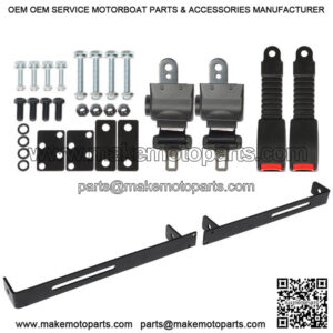 New 2 passenger Seat Belt & Bracket For E-Z-G-O Yamaha Golf Club Car