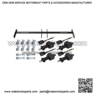 Golf Cart Seat Belts 4 Kits with Bracket Fit for Club Car ...