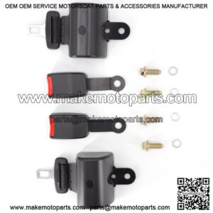 2PCS Universal Golf Cart Seat Belts Lap Set For EZGO/Yamaha/Club Car