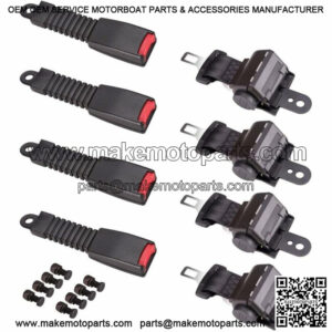 Fit For EZGO/Yamaha/Club Car 42' Golf Cart Seat Belts Lap Set 4 Sets