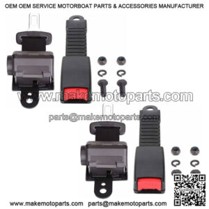 Fit For EZGO/Yamaha/Club Car 42' Golf Cart Seat Belts Lap Set 2 Sets