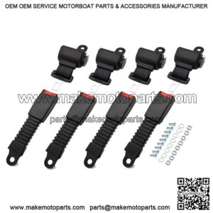 4 Universal Golf Cart Seat Belts Club Car for EZGO Yamaha Club Car