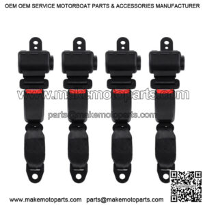 4 Pcs Universal Golf Cart Seat Belts Laps for EZGO Yamaha Club Car